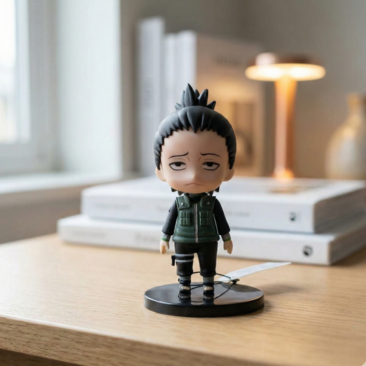 11cm Shikamaru Nara figure in tactical pose, hands in shadow jutsu sign.