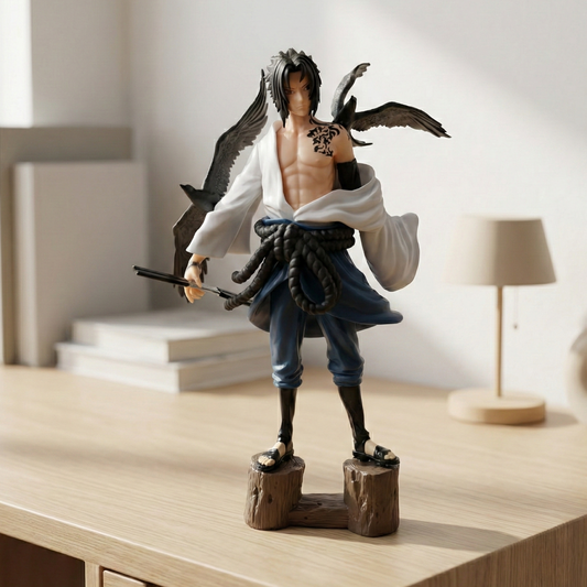 Naruto Shippuden: Sasuke Uchiha "Shadow of the Leaf" 25cm Premium Diorama Statue