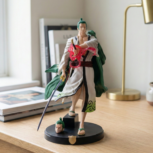 One Piece: Roronoa Zoro "The Grandmaster" 32cm Premium Scale Figure (Dual Head Edition)