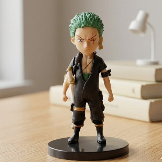 7cm Roronoa Zoro mini figure in a swordsman pose.