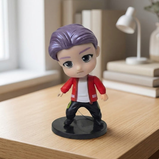 10cm RM (BTS) "Indigo Stage" figure in a dynamic pose. K-Pop collectible.