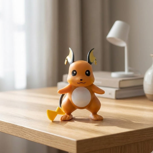 9cm Raichu "Thunder Shock" figure with electrical effect in a dynamic pose.