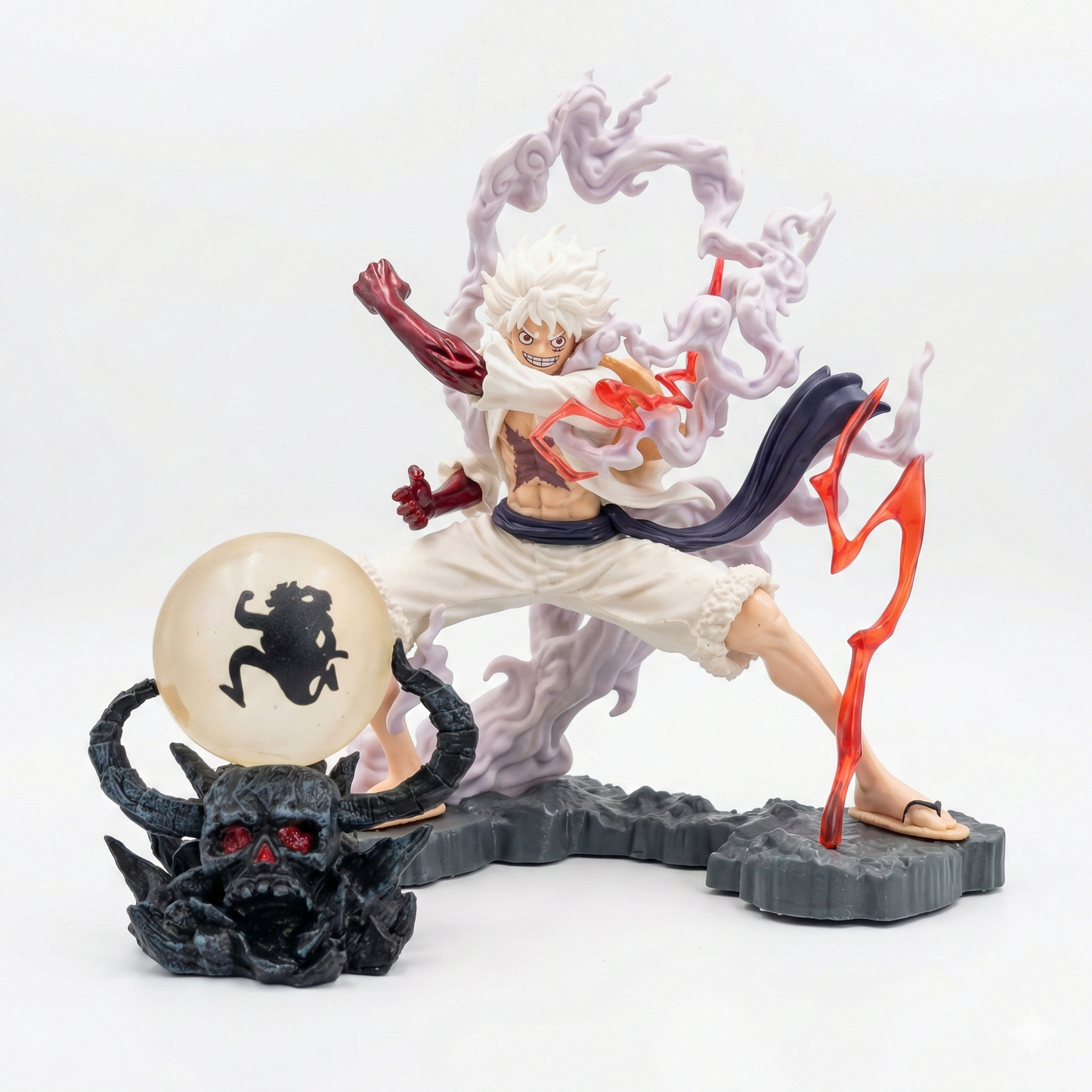 21cm Gear 5 Luffy action figure with integrated light lamp for Krishna Toyverse India.