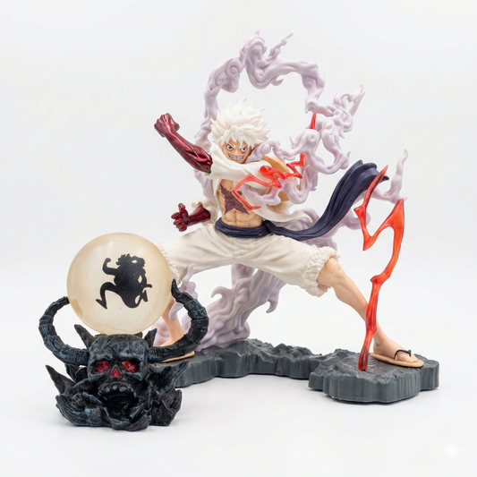 21cm Gear 5 Luffy action figure with integrated light lamp for Krishna Toyverse India.