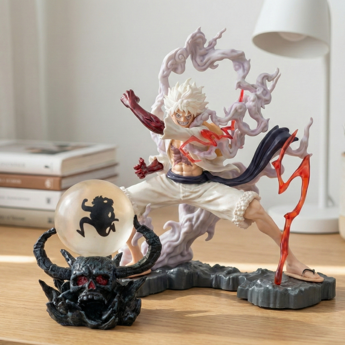 One Piece: Monkey D. Luffy "Gear 5" 21cm Light-Up Lamp Action Figure