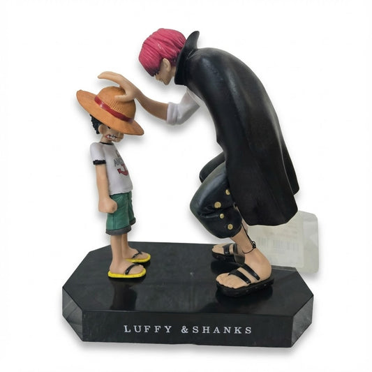 DEPICITING SCENE ONE PIECE LUFFY & SHANKS